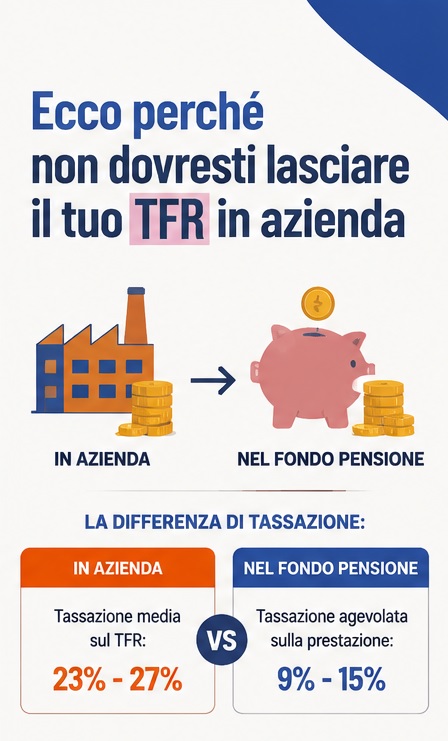 Perché non dovresti lasciare il TFR in azienda – previdenza complementare Palermo